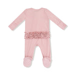 Angel Dear 2 Way Zipper Ruffle Back Footie Angel Dear Bamboo Soft - Apparel & Accessories > Clothing > Baby & Toddler Clothing > Baby & Toddler Sleepwear 653