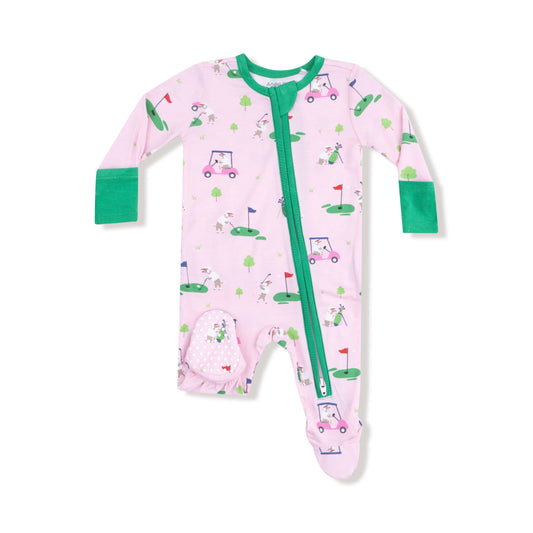 2 Way Zipper Ruffle Back Footie Bamboo Soft Baby Sleep Angel Dear Everetts Place: Online Boutique