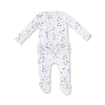 Angel Dear 2 Way Zipper Ruffle Back Footie For Baby Soft Ribbed Modal - Apparel & Accessories > Clothing > Baby & Toddler Clothing > Baby & Toddler Sleepwear 653