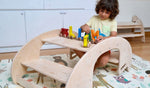 Kidodido 2 In 1 Montessori Wooden Seesaw Table Chair Set Kidodido - Everetts Place Boutique - 