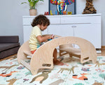 Kidodido 2 In 1 Montessori Wooden Seesaw Table Chair Set Kidodido - Everetts Place Boutique - 