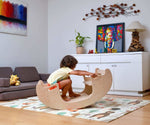 2 In 1 Montessori Wooden Seesaw Table Chair Set Kidodido - Everetts Place Boutique - 