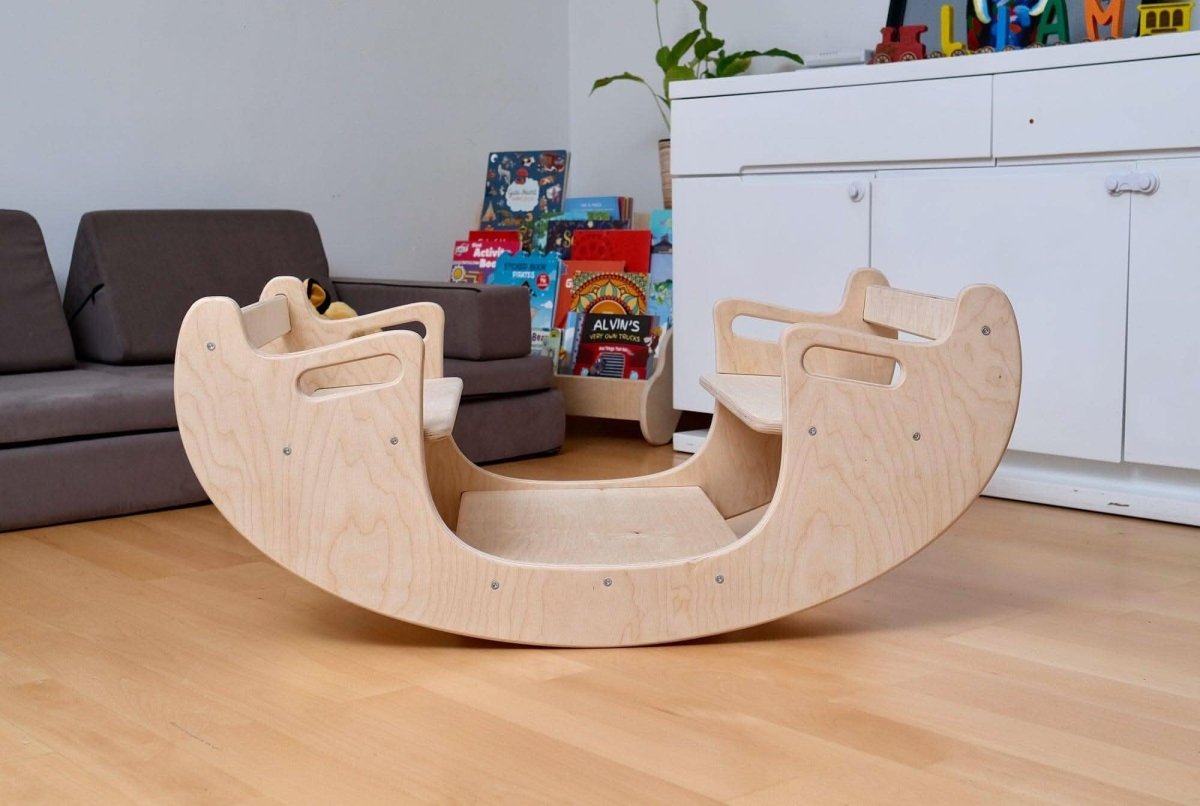 Kidodido 2 In 1 Montessori Wooden Seesaw Table Chair Set Kidodido - Everetts Place Boutique - 