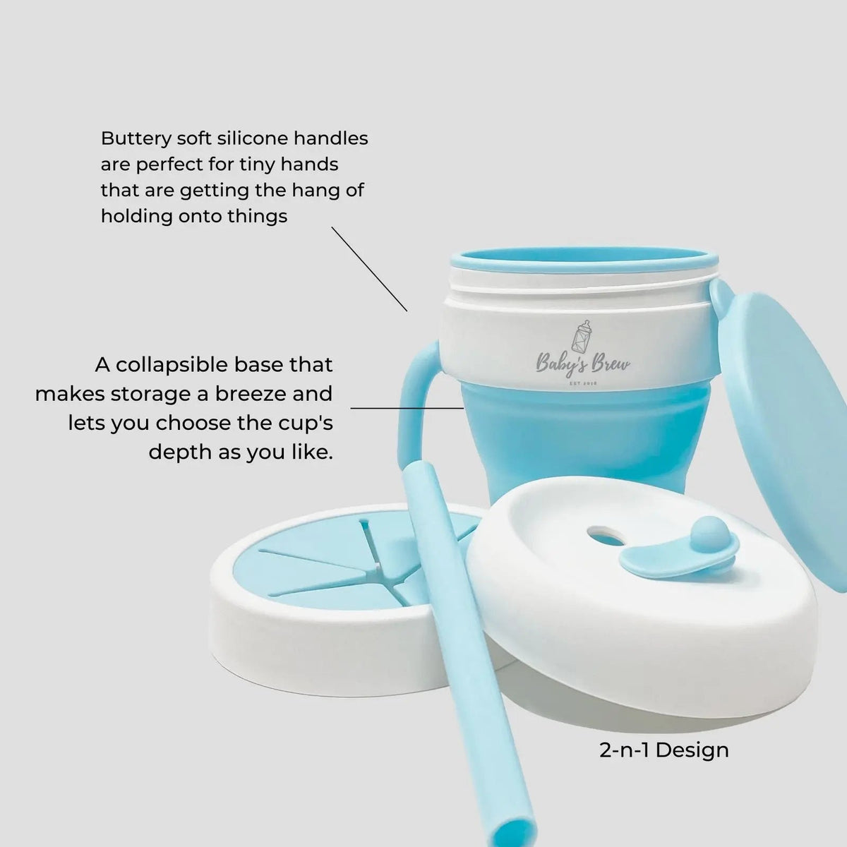 The Baby's Brew 2 In 1 Snack Cups - 