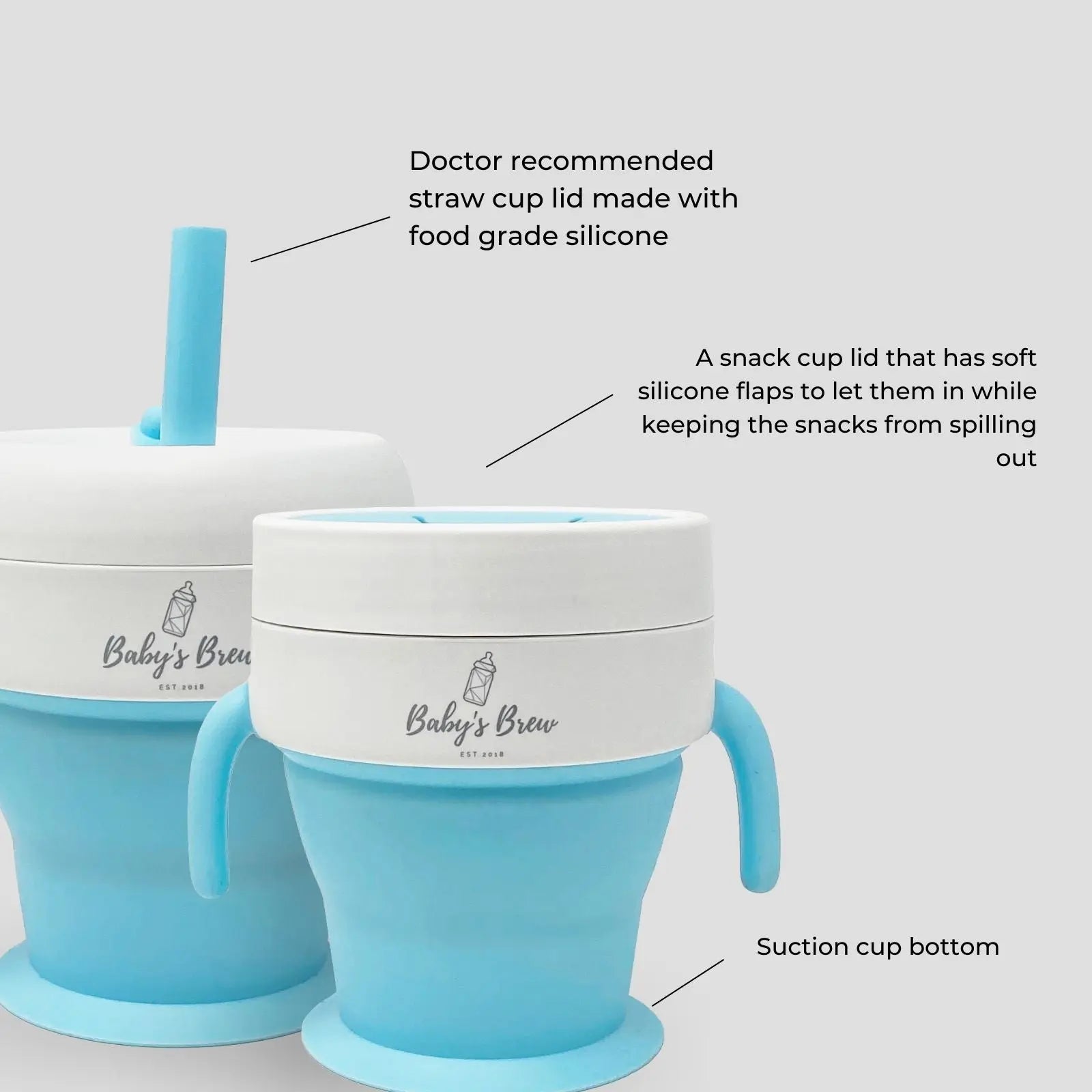 The Baby's Brew 2 In 1 Snack Cups - 