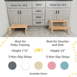 Ocodile.com 2 - Step Stool for Kids - 