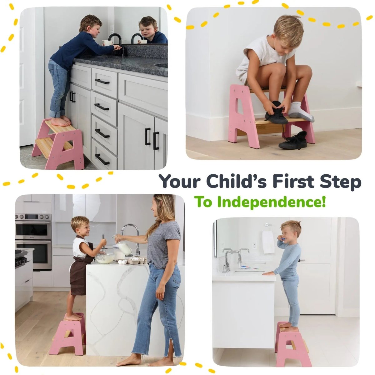 Ocodile.com 2 - Step Stool for Kids - 