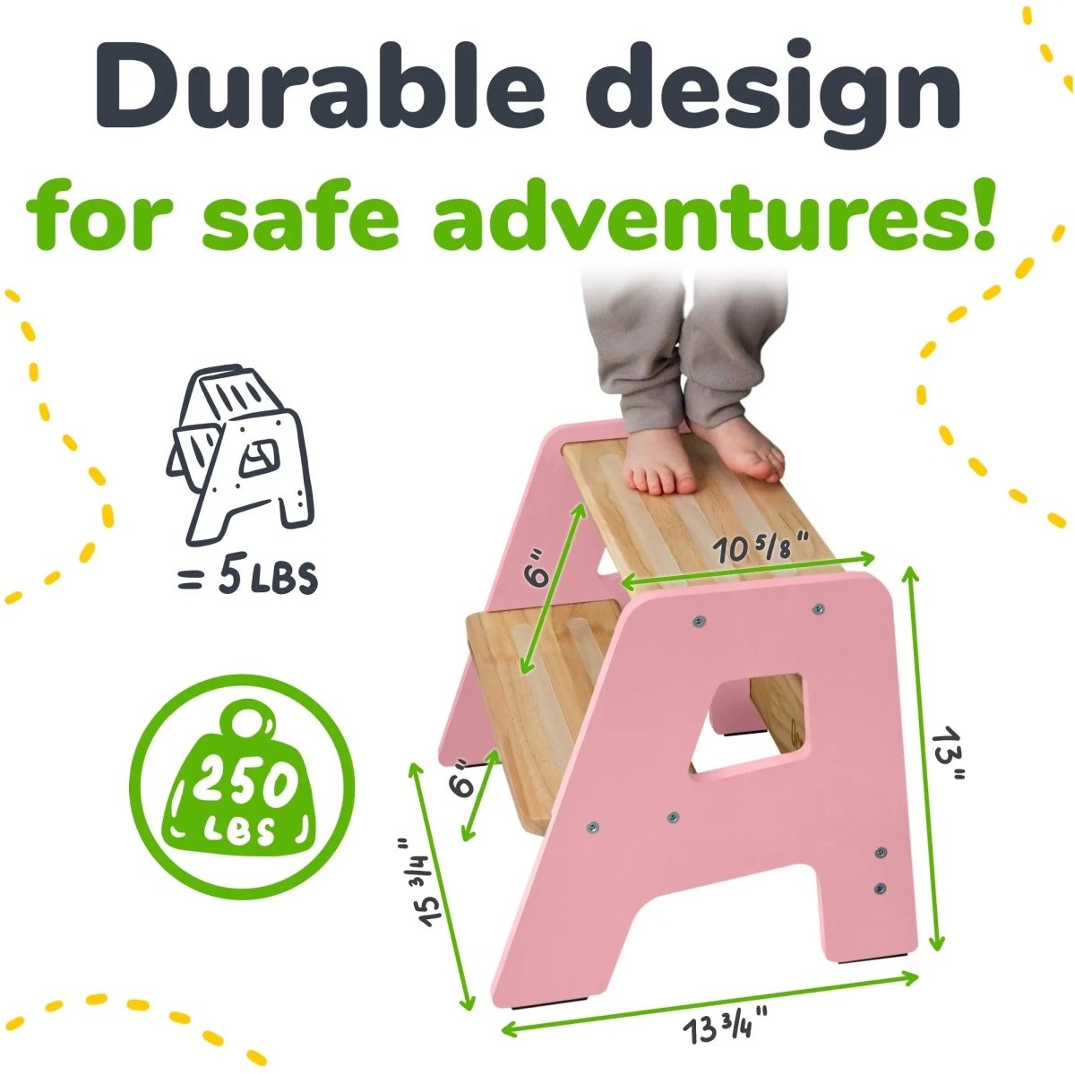 Ocodile.com 2 - Step Stool for Kids - 