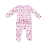 Angel Dear 2 Way Ruffle Zipper Footie Soft Bamboo Viscose for Baby - Everetts Place Boutique - 