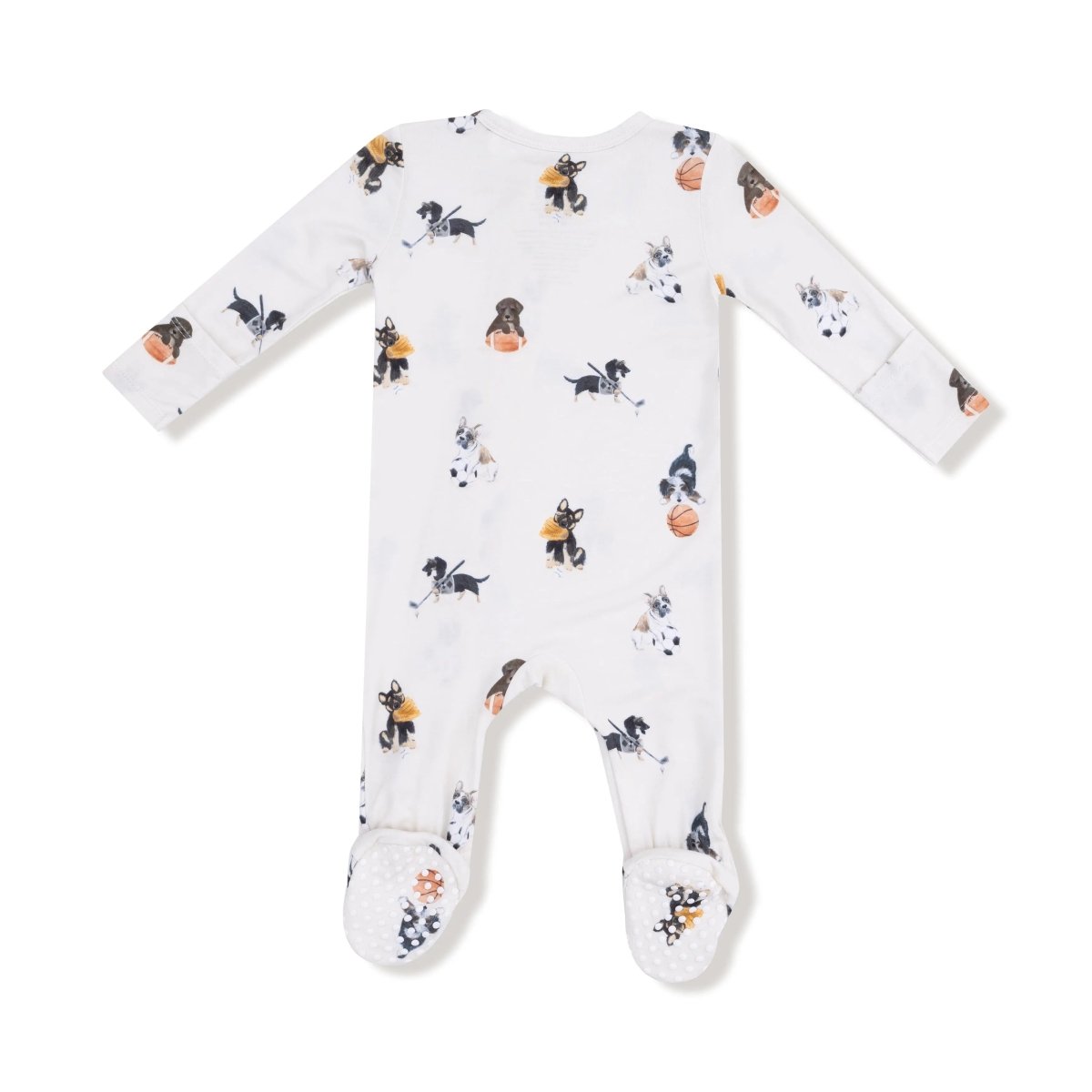 Angel Dear 2 Way Zipper Baby Footie in Soft Viscose from Bamboo Fabric - Everetts Place Boutique - 