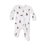 Angel Dear 2 Way Zipper Baby Footie in Soft Viscose from Bamboo Fabric - Everetts Place Boutique - 