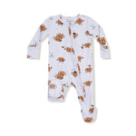 Angel Dear 2 Way Zipper Baby Footie Super Soft Viscose from Bamboo Fabric - 