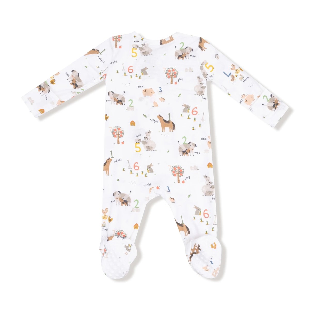 Angel Dear 2 Way Zipper Footie Baby Sleepwear Angel Dear Signature - Everetts Place Boutique - 