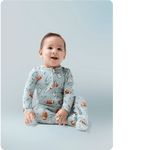 Angel Dear 2 Way Zipper Footie for Babies in Soft Viscose from Bamboo Fabric - Everetts Place Boutique - 