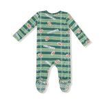Angel Dear 2 Way Zipper Footie for Babies in Soft Viscose from Bamboo Fabric - 