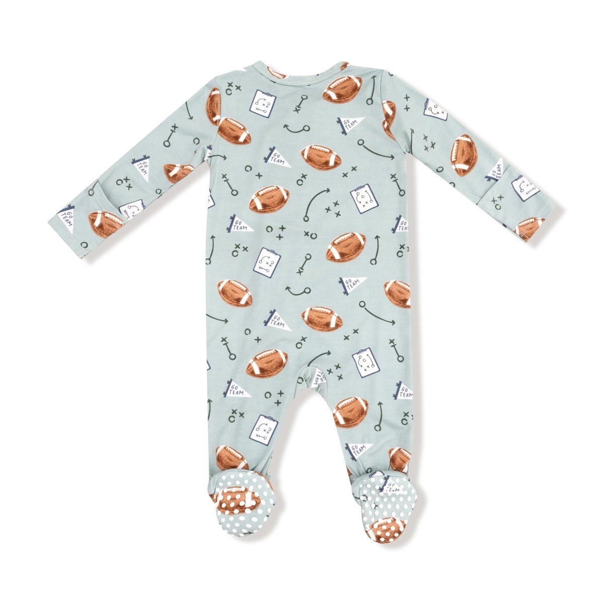 Angel Dear 2 Way Zipper Footie for Babies in Soft Viscose from Bamboo Fabric - Everetts Place Boutique - 
