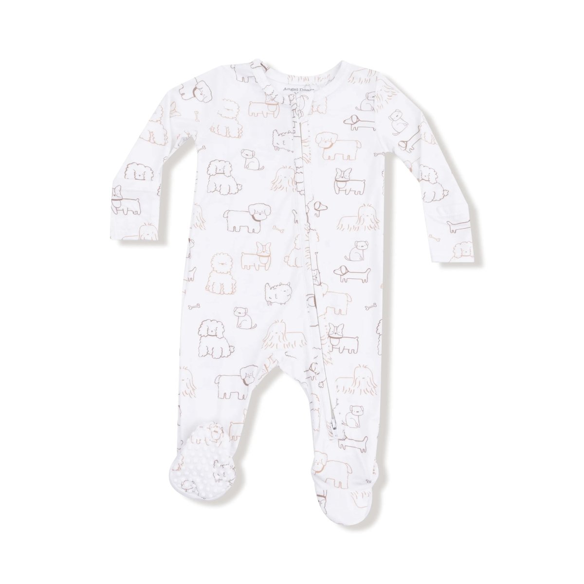 Angel Dear 2 Way Zipper Footie For Babies Soft Bamboo Fabric Cozy - Everetts Place Boutique - 