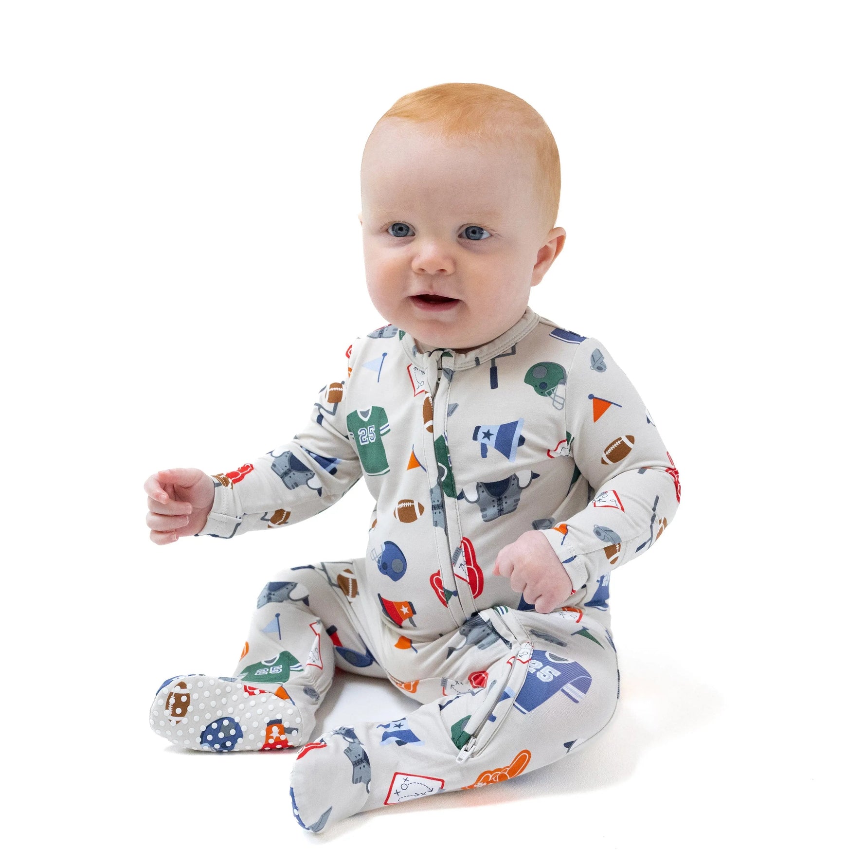 Angel Dear 2 Way Zipper Footie for Babies Soft Viscose from Bamboo Fabric Signature Prints - 