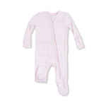 Angel Dear 2 Way Zipper Ruffle Back Footie For Baby Soft Ribbed Modal - Everetts Place Boutique - 