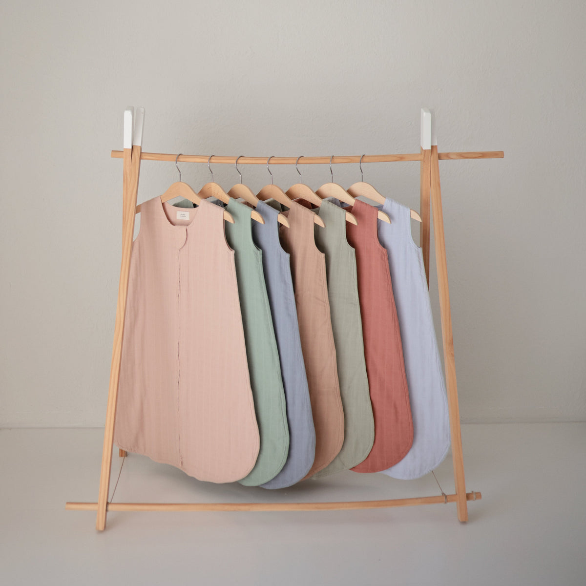Organic Cotton Muslin Sleep Bag, Lightweight, Sleeveless by Mushie
