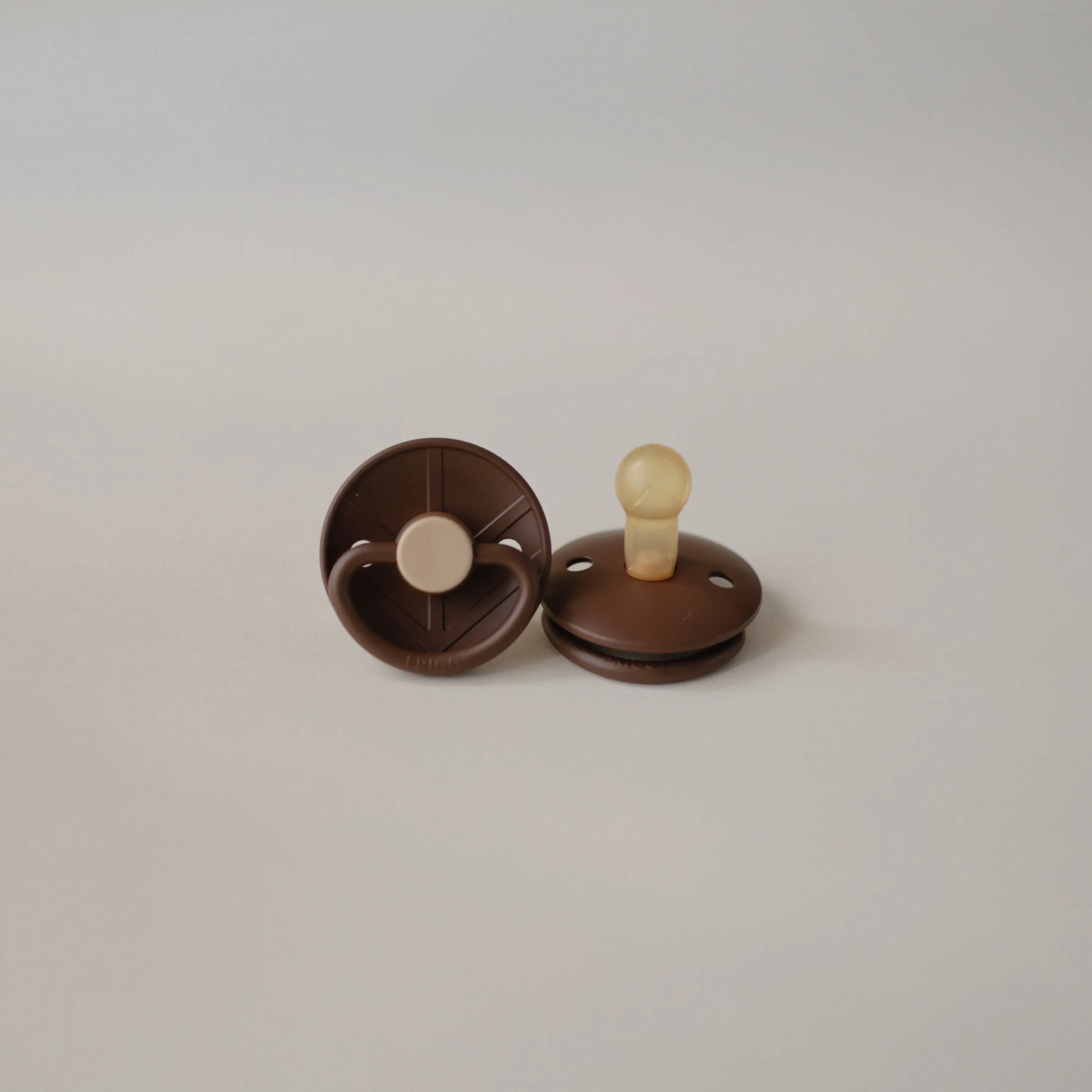 Frigg Little Viking Natural Rubber Pacifier Two Pack Mushie