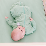 Soft & Breathable Bamboo Fitted Crib Sheet by Dreamland Baby
