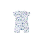 Dreamland Baby LuxeWeave Baby Short Sleeve Bamboo Romper for Softness and Comfort - Apparel & Accessories > Clothing > Sleepwear & Loungewear > Pajamas Pajamas