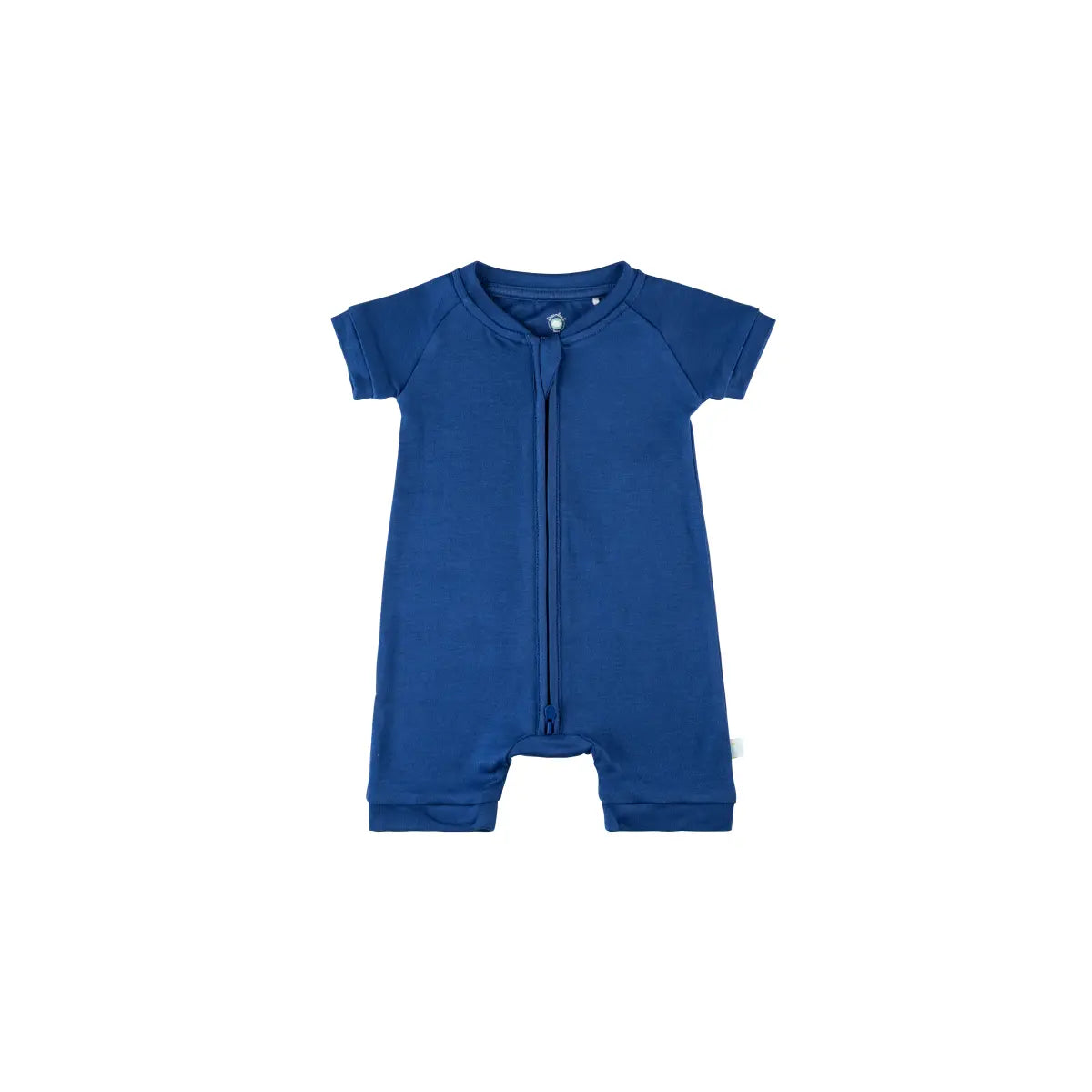 Baby Short Sleeve Bamboo Romper with LuxeWeave Fabric for Softness and Comfort.