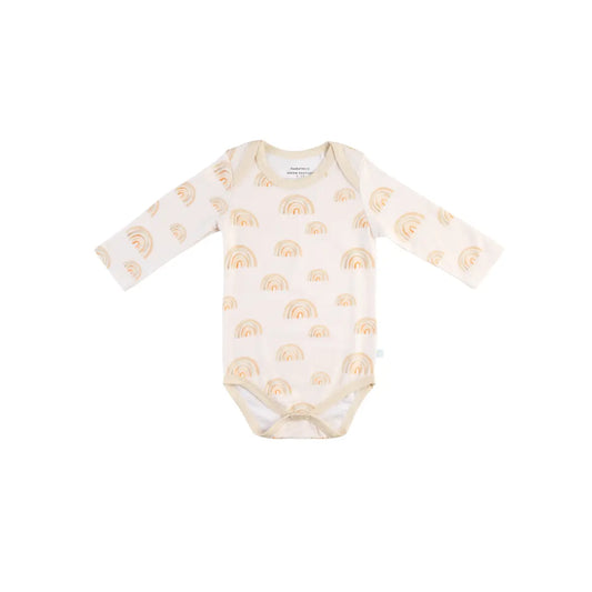 Baby Long Sleeve Bamboo Bodysuit Soft Moisture Wicking Infant Essential.