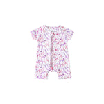 Dreamland Baby LuxeWeave Baby Short Sleeve Bamboo Romper for Softness and Comfort - Apparel & Accessories > Clothing > Sleepwear & Loungewear > Pajamas Pajamas