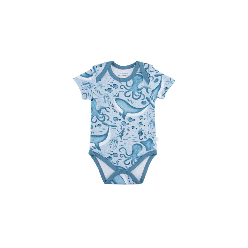 Baby Short-Sleeve Bamboo Bodysuit Dreamland Baby
