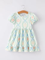Rylee Faith Designs Playful Pumpkin Dress for Girls Perfect for Halloween Celebrations - Apparel & Accessories > Clothing > Dresses Dress
