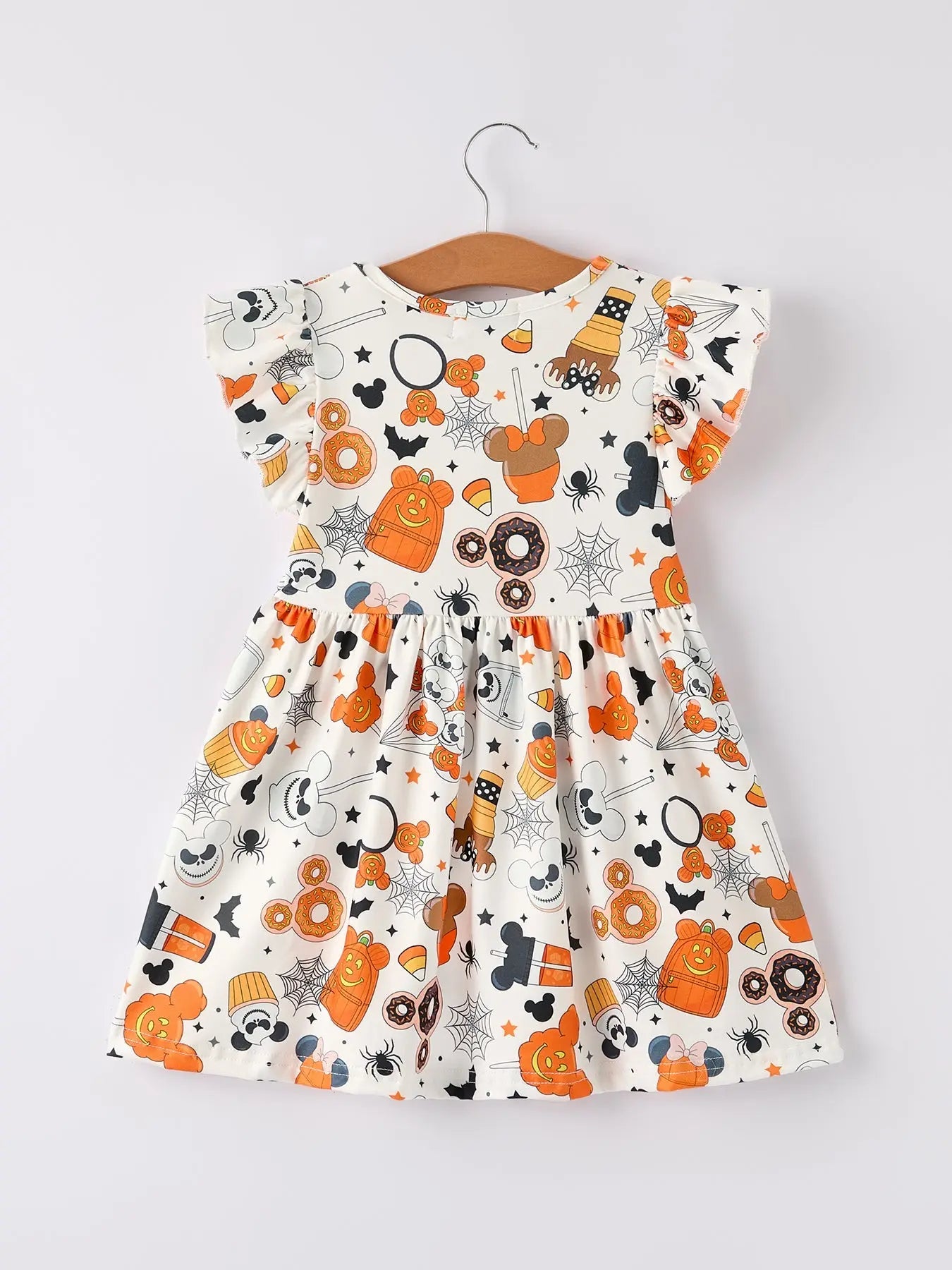 Rylee Faith Designs Halloween Character Pattern Dress for Girls Perfect for Parties - Apparel & Accessories > Clothing > Dresses Dress
