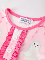 Rylee Faith Designs Adorable Halloween Ghost Pajamas with Ruffled Sleeves for Girls - Apparel & Accessories > Clothing > Sleepwear & Loungewear > Pajamas Pajamas