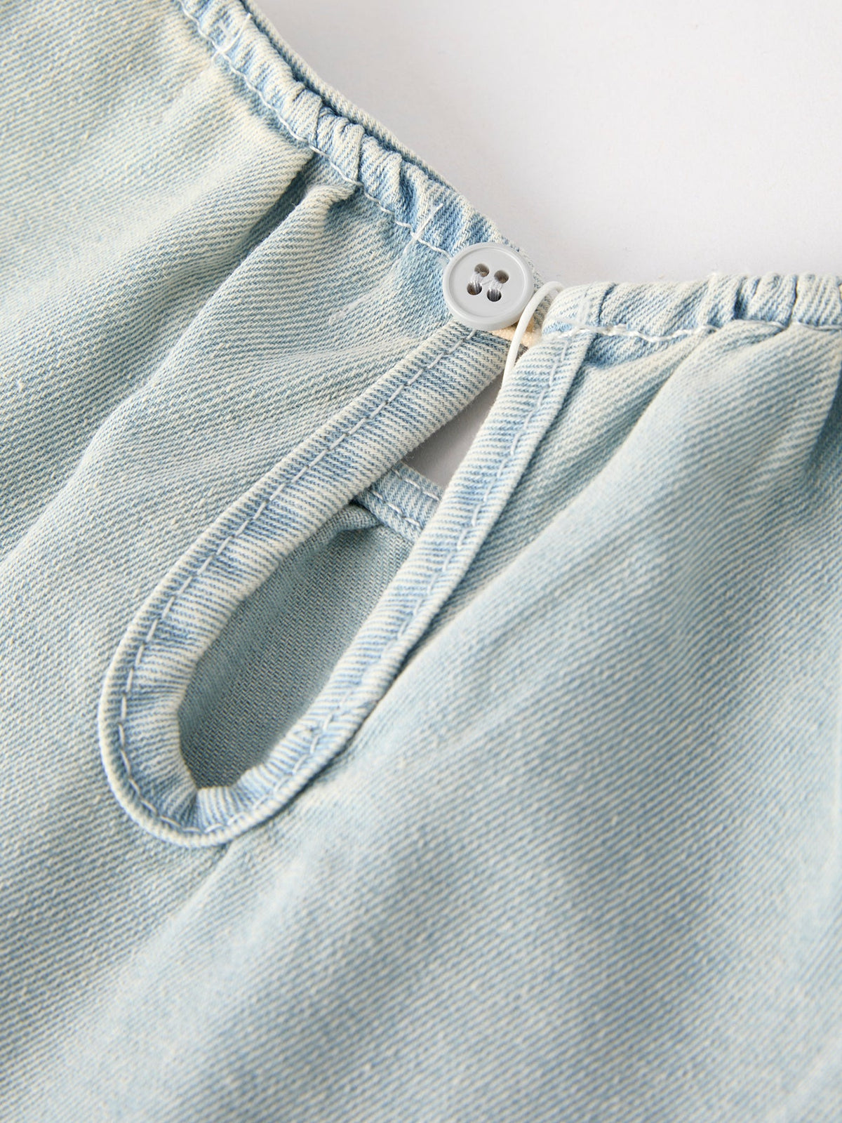 Denim Lace Girls Two-Piece Set, Summer by Rylee Faith Designs (view 10 of 11)