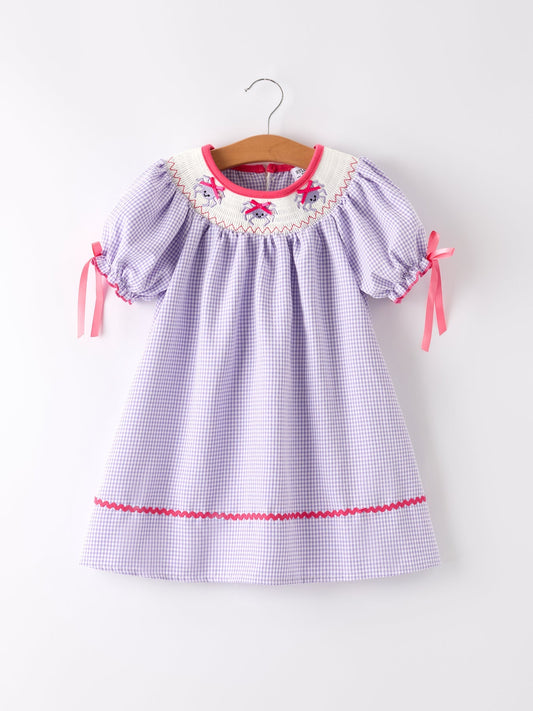 Autumn Spider Smock Embroidery Dress For Girls Kids Rylee Faith Designs Everetts Place: Online Boutique