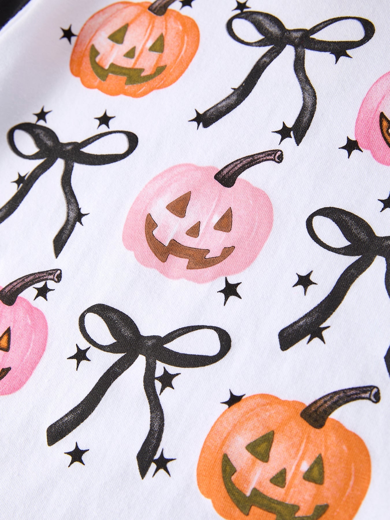 Rylee Faith Designs Halloween Printed Kids Top and Pink Gauze Skirt Set - Apparel & Accessories > Clothing > Baby & Toddler Clothing > Baby & Toddler Outfits Outfit