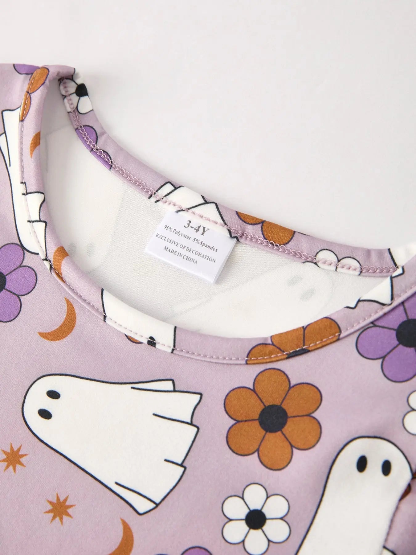 Rylee Faith Designs Charming Halloween Dress Set with Ghost Graphics for Girls - Apparel & Accessories > Clothing > Dresses Dress