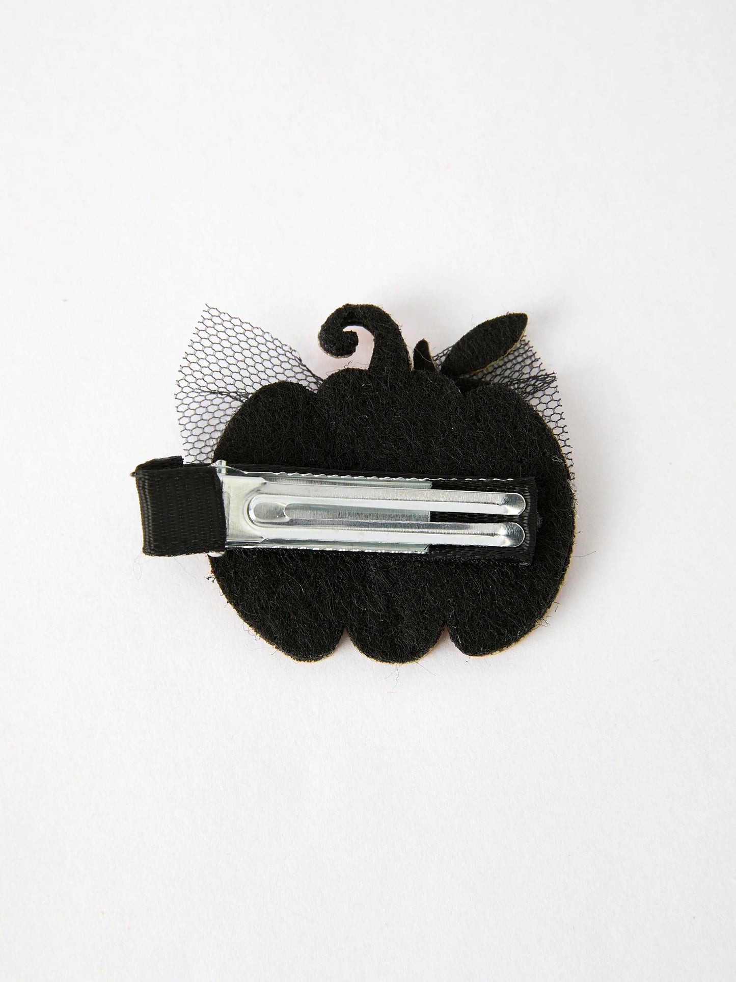 Sparkling Pumpkin Hair Clip with Dazzling Design for Halloween Celebrations Rylee Faith Designs