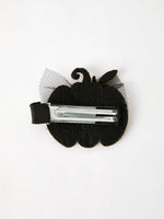 Rylee Faith Designs Sparkling Pumpkin Hair Clip with Dazzling Design for Halloween Celebrations - Apparel & Accessories > Clothing Accessories > Hair Accessories > Hair Pins, Claws & Clips Bows