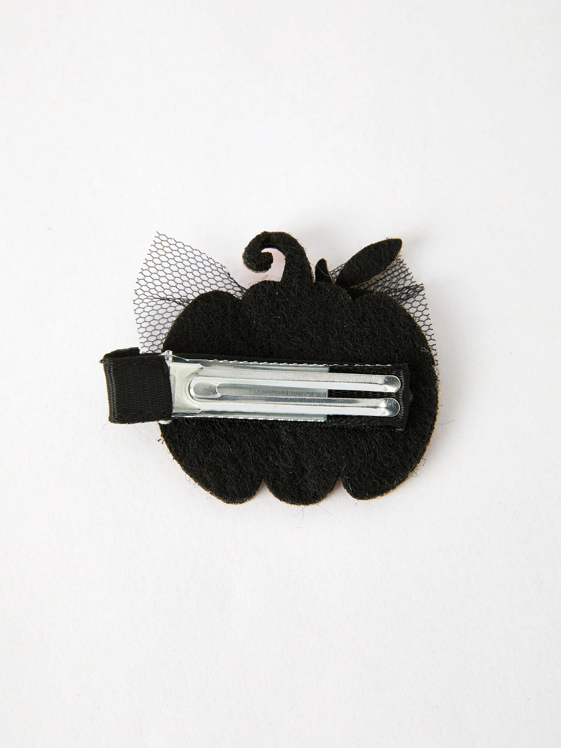 Sparkling Pumpkin Hair Clip with Dazzling Design for Halloween Celebrations Rylee Faith Designs