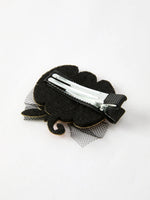Rylee Faith Designs Sparkling Pumpkin Hair Clip with Dazzling Design for Halloween Celebrations - Apparel & Accessories > Clothing Accessories > Hair Accessories > Hair Pins, Claws & Clips Bows