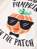 Rylee Faith Designs Festive Pumpkin Print Long Sleeve Top for Boys Ideal for Thanksgiving Celebrations - Apparel & Accessories > Clothing > Baby & Toddler Clothing > Baby & Toddler Tops > Sweaters Top