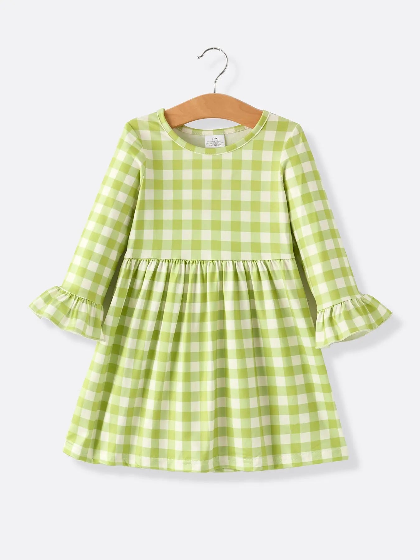 Festive Pumpkin Plaid Dress Set for Girls Perfect for Thanksgiving Celebrations Rylee Faith Designs