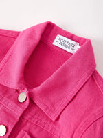 Rylee Faith Designs Vibrant Denim Top for Girls with Durable Fabric for Casual Style - Apparel & Accessories > Clothing > Outerwear > Vests Top