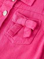 Rylee Faith Designs Vibrant Denim Top for Girls with Durable Fabric for Casual Style - Apparel & Accessories > Clothing > Outerwear > Vests Top