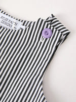 Rylee Faith Designs Cute Halloween Striped Ghost Embroidered Romper for Baby Boys - Apparel & Accessories > Clothing > Baby & Toddler Clothing > Baby One-Pieces Romper
