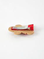 Christmas Gingerbread Girls Hair Clip by Rylee Faith Designs