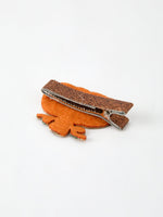 Halloween Pumpkin Girls Hair Clip by Rylee Faith Designs