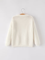 Cotton Pullover Sweater, Girls Bow Sequins, Mommy & Me by Rylee Faith Designs